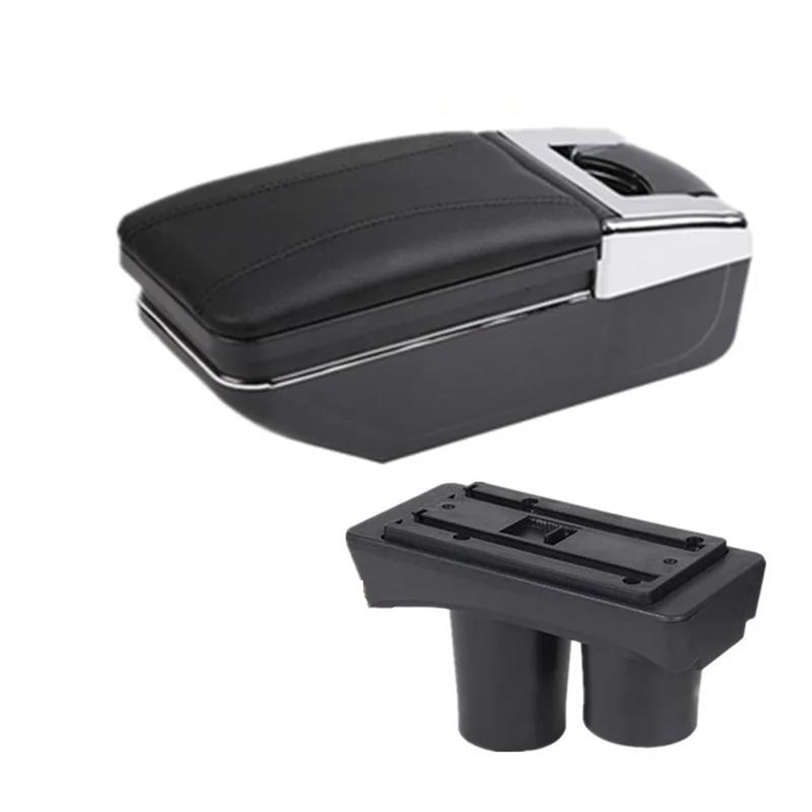Hjkdsz Type A For Citroen C3 C2 Storage Console Armrest Boxes Car Interior Center Organizers Accessories(Type A)