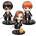 Harry Potter Mini Figurine - DNDZ Wizard Cake Figurine Decorazione Animale Cake Topper Decorazione di Torte di Compleanno Mini Giocattoli per Bambini (3PCS)
