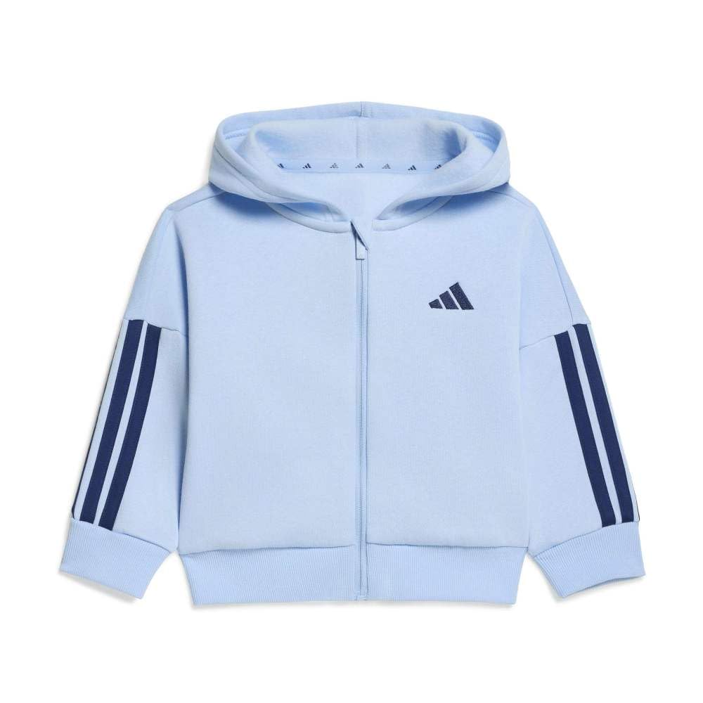 adidas Unisex bebé Essentials Jogger Track_Suit, glow blue/dark blue, 2-3 Years