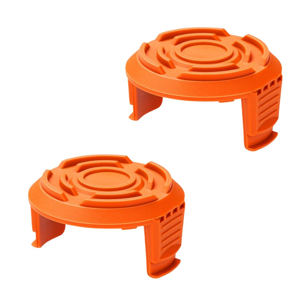 2pcs Replacement Strimmer Spool Cover Trimmer Spool Cover Compatible With Wa0010 Trimmers Grass Trimmer WG150E WG154E WG155E WG157E WG160E WG163E WG166E WG167E WG169E, WA6531 Spool Cover