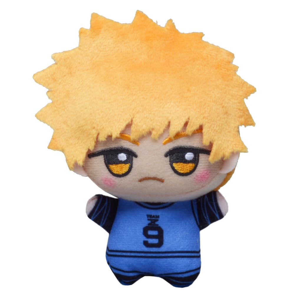 Zhongkaihua Kunigami Rensuke Plush 11CM Kunigami Rensuke Plush Anime Cartoon PP Cotton Cute Soft Stuffed Furry Bag Decoration Pendant Collectible Gift — image 1
