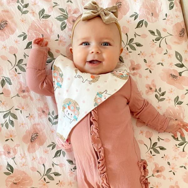 Miniatura 7 de TotAha Sábanas elásticas de alta calidad para moisés para bebé, sábanas cómodas y sedosas para cuna de 18 x 36 pulgadas para colchón ovalado,