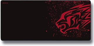 KRESHU Leopard Non-Slip Rubber Base Mouse Mat 700 * 300 * 2mm Large Size Table Mat Stitched Edge Mousepad Gaming Mat Desk ... Price In India