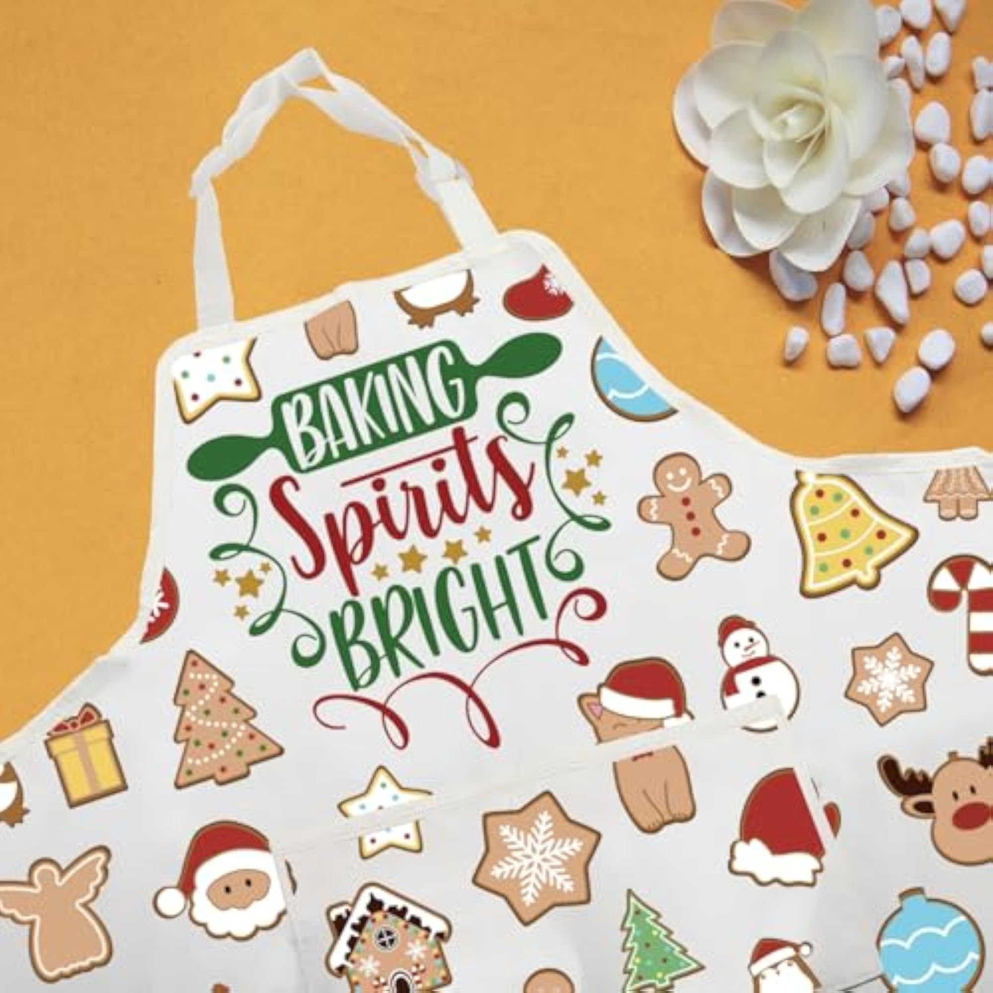 Funny Christmas Baking Apron, Gingerbread Gift