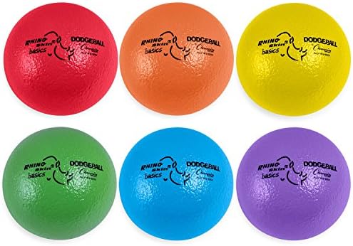 Champion Sports Rhino Skin Basic Dodgeball Set, 6"