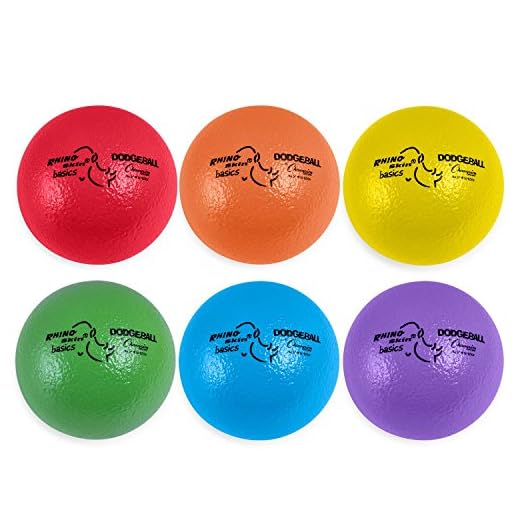 Champion Sports Rhino Skin Basic Dodgeball Set, 6"
