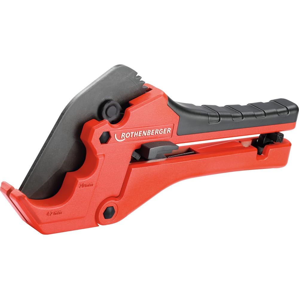 Rothenberger Plastic Pipe Cutter Shears Rocut 42 Twin Cut 6-42Mm Ptfe Coated Blade