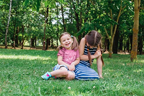 Happy Birthday T-Shirt (Girls 1 To 12) Sassy Kids Party Tee - Sweet Baby/Toddler Outfit 4T Pink Heather Ss #TOP4