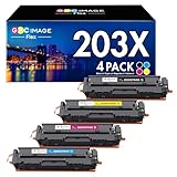 GPC Image Flex 203X CF540X Toner Drucker für Color Laserjet Pro MFP M281fdw M281fdn M281cdw M280nw, Color Laserjet Pro M254dw M254dn M254nw M281 M254 M280 (Nicht Original)