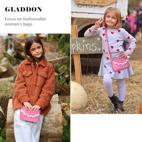 Image of Gladdon Teen Girls Crossbody Bag Cute Cat Wallet for Girl Birthday Gifts Purses