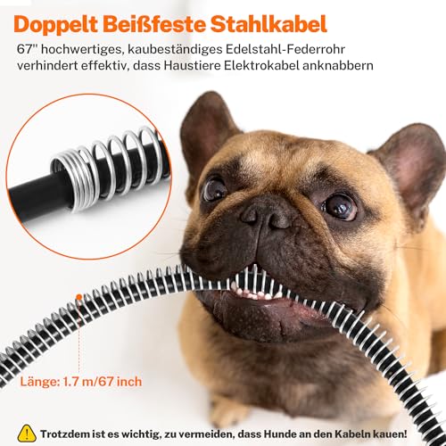 Toozey Outdoor Heizdecke Haustier mit Wasserdicht Abdeckung und Kaubeständigem Kabel, Automatische Temperaturregelung für Neugeborene, Schwanger, Alte, Gelenke Verletzt Katzen und Hunde, 90x60cm