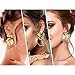 12 Pairs Gold Silver Geometric Earrings Exaggerated Statement Earrings Punk Stylish Sectored Twisted Earring Jewelry for Women(Gold)