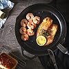 Utopia Kitchen Premium Saute Frying Pan 12 Inch, Cast Iron Chefs Pan, Pre Seasoned Cast iron Skillet With Lid, Safe Grill Cookware for Indoor & Outdoor Use, Black #4