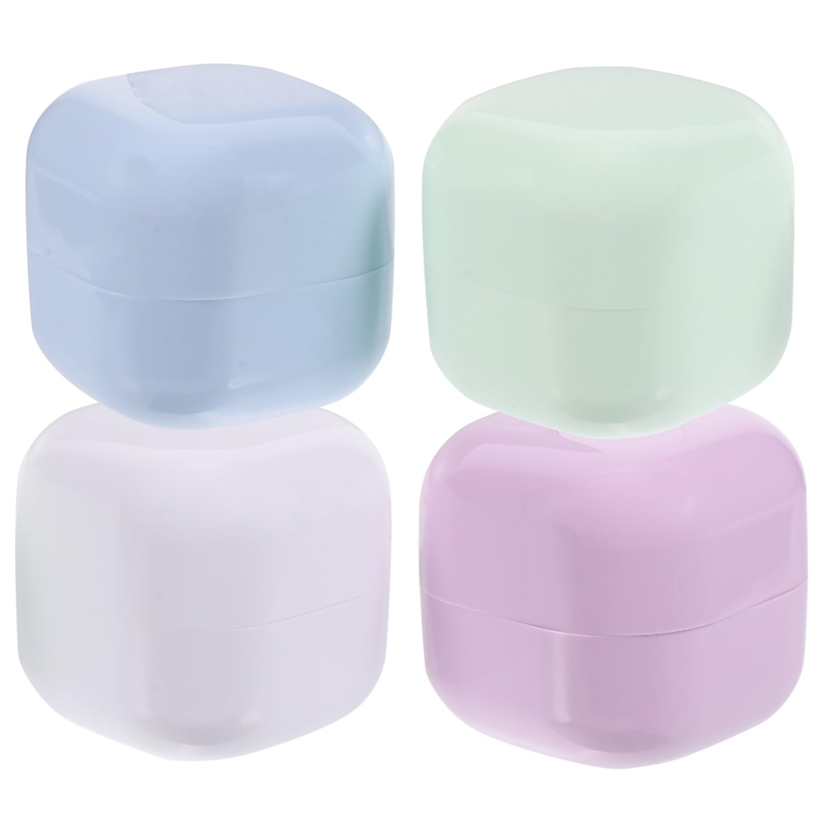 minkissy 20stücke Leere Nachfüllbare Kosmetikbehälter Cremedosen Für Lotionen Augencreme Und Make-up Tragbare Reisebehälter Frischen Farben Für