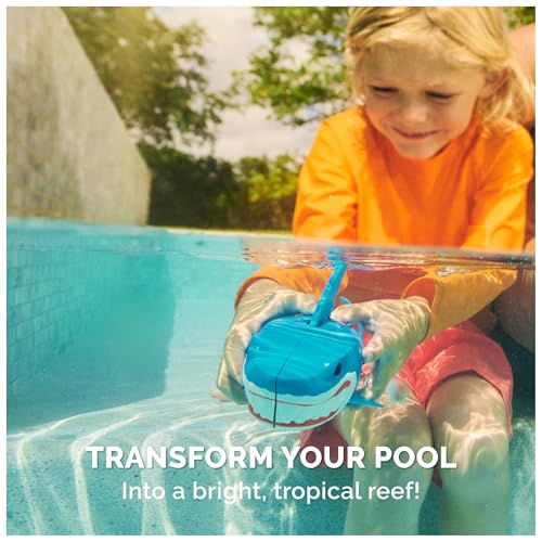 Image of SwimWays Rainbow Reef Shark Water-Activated Pool Toy for Ages 5+ | Realistic Swimming Patterns Inspire Imaginative Play, Toy Supports Swimming Skills, Coordination, and Competitive Games