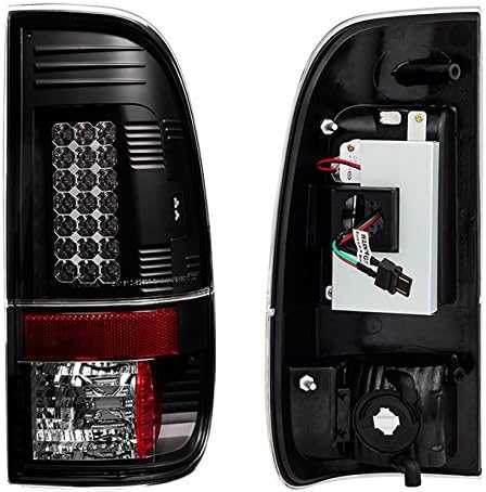 AKKON - For 08-16 Ford F-Series Superduty Pickup Truck Rear Black LED Tail Lights Brake Lamps Replacement