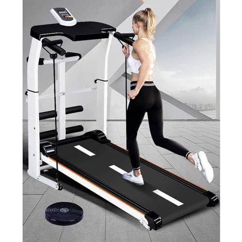Image of Folding Treadmills Treadmills, Home Compact Folding Mechanical Treadmill Led Displayo Multi-Function Shock Absorption Silent Treadmill Walking