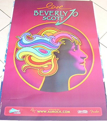 Affiche Beverly Jo Scott grand poster mural déco musique rock