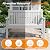 Psilvam 2-Person Poly Lumber Outdoor Bench with 700 Lbs Weight Capacity – Weatherproof Garden Seating for, Balcony Porch & Park, All-Weather Fade-Resistant Patio Furniture (White)