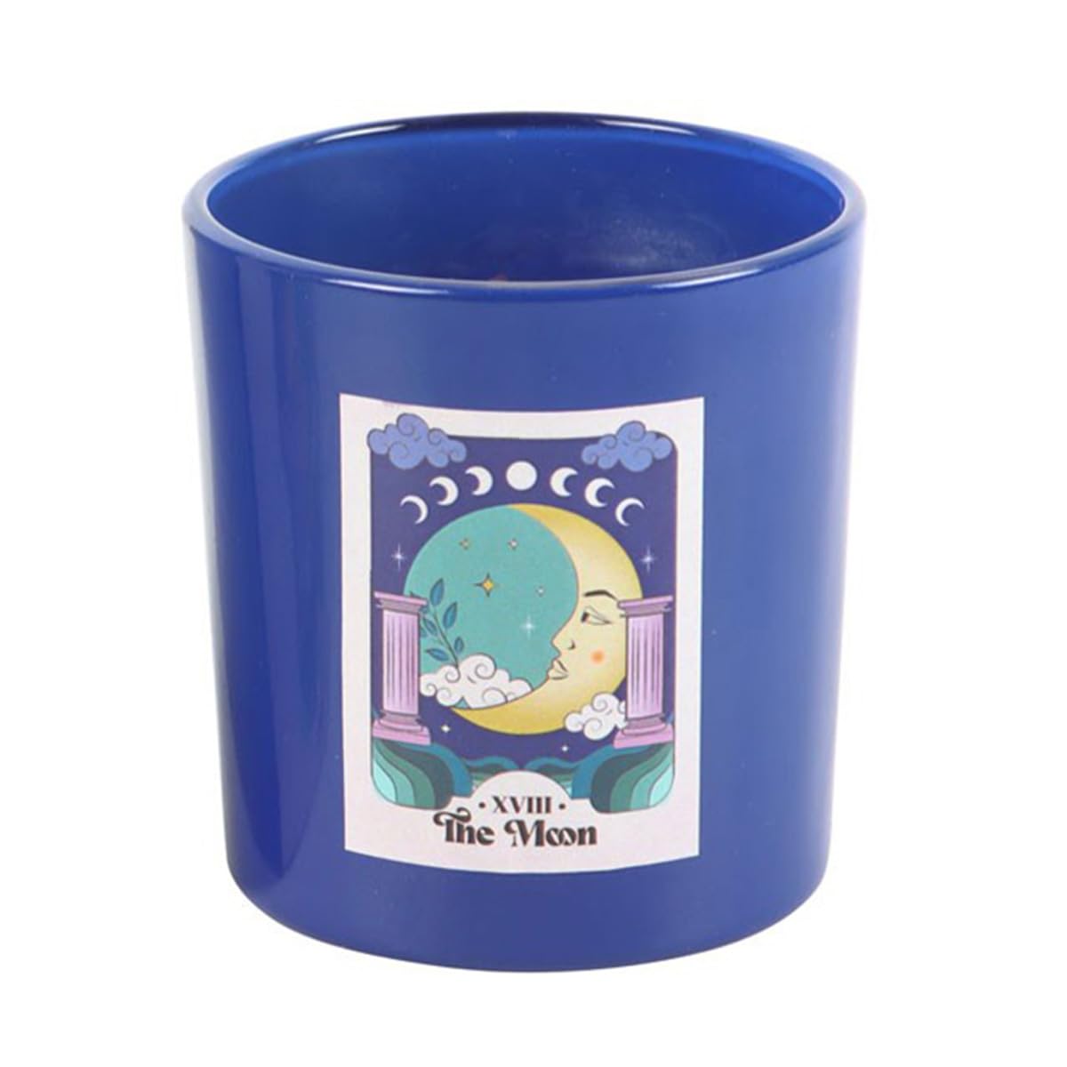 The Moon Amethyst Crystal Chip Candle