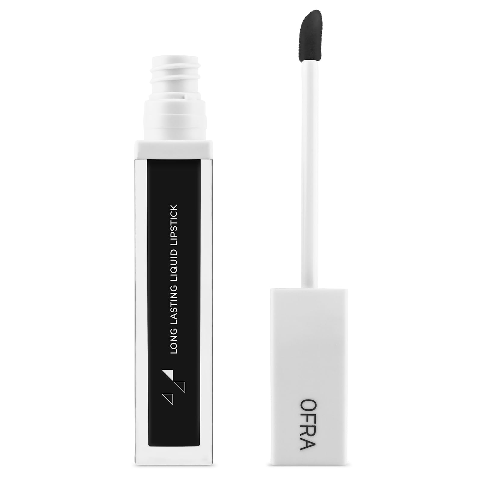 Ofra Long Lasting Liquid Lipstick - Bronx | Black Matte Lipstick for a True Black Color | 8g