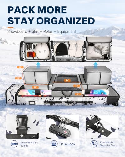Arcoyard Extra Large Padded Snowboard Bag