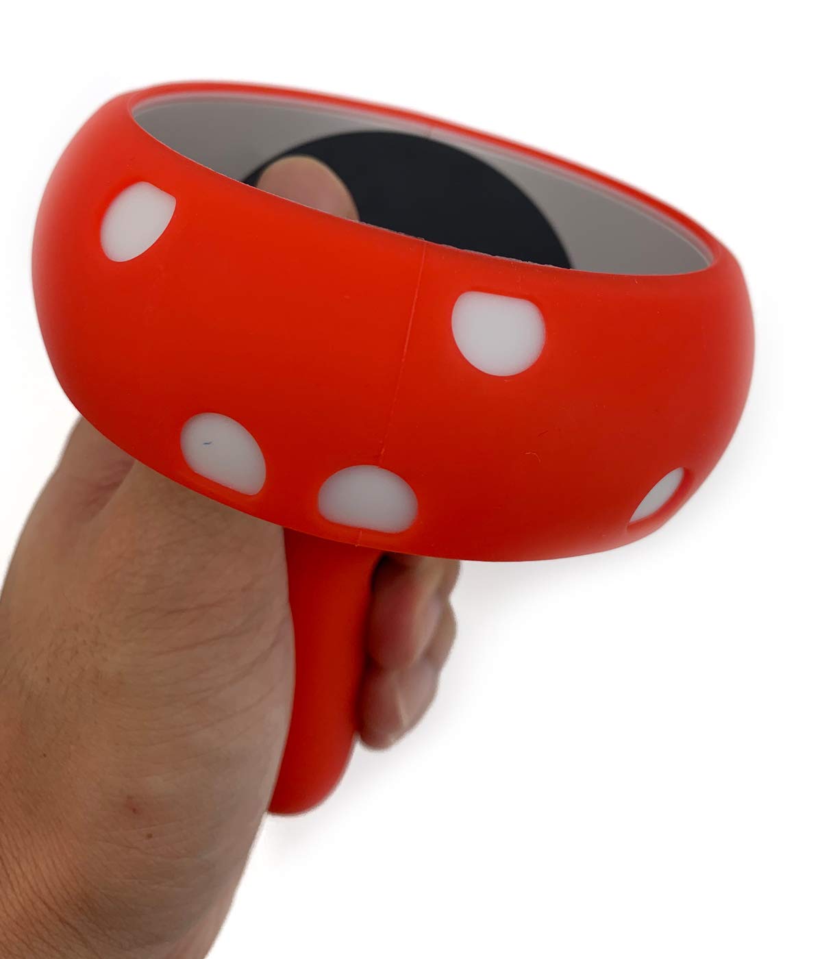 Cubierta de agarre para controlador táctil Oculus Quest 2 Premium Gel Shell Silicona Grip Protecciones Piel (Rojo)