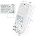 YOUTHINK Electricity Usage Monitor, Power Meter Plug Home Energy Consumption Analyzer with Digital LCD Display Overload Protection Watt Volt Amps Wattage KWH