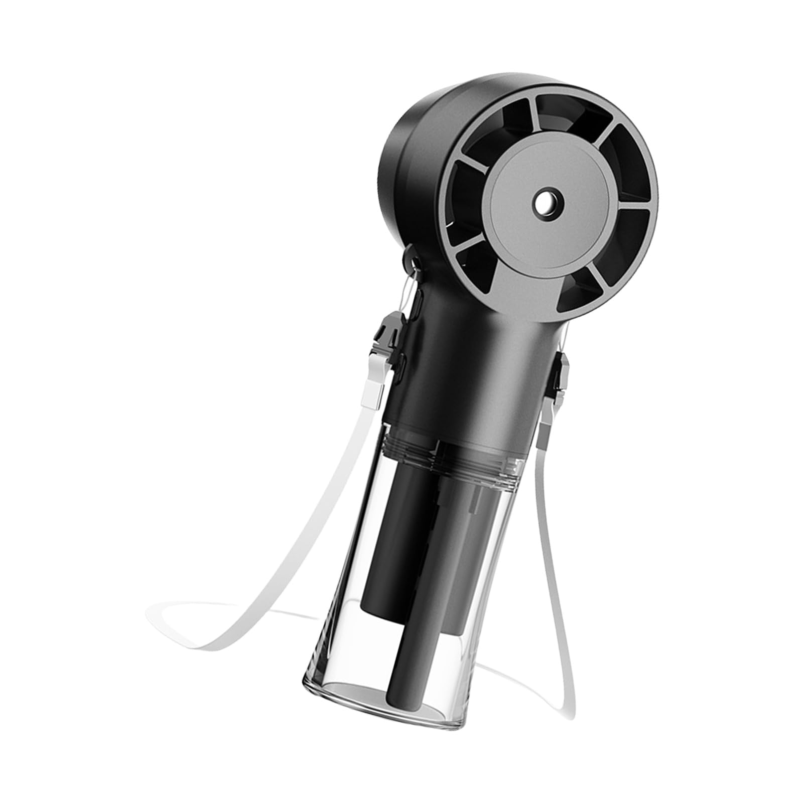 Tsophreniq Hanging Miniature Fan USB Rechargeable 1200mAh Battery Handheld Misting Fan Cooling Gadget for Women and Men Portable Handheld