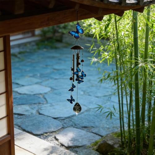 Carillon à vent extérieur résistant aux intempéries décor jardin - 4