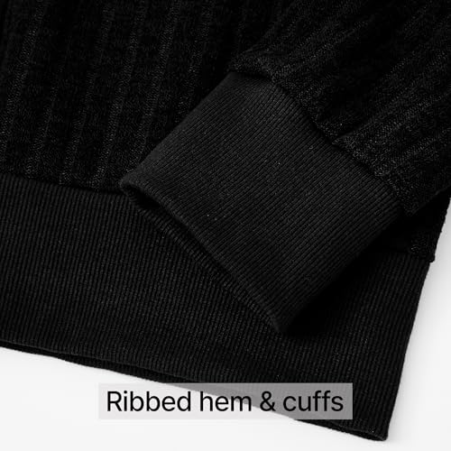 Image of GIVON Women's Lightweight Zip Up Hoodie Brushed Knit Stretchy Fabric Long Sleeve Thin Jackets with Kangaroo Pocket