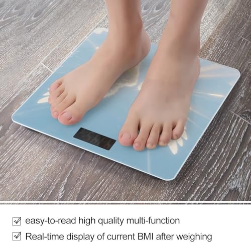 Báscula digital de vidrio templado para baño 400 lb miniatura 5