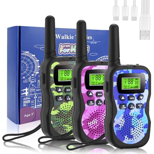 Walkie Talkie Recargable Niños Marca JUAUO