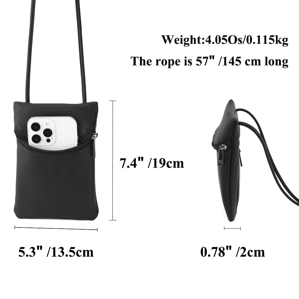 Image of Small Crossbody Women Cell Phone Purse Wallet Bag With Shoulder Strap