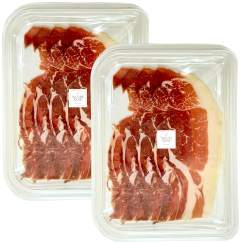 《DELICEMED》ハモン イベリコ デ セボ (50%イベリコ)24ヶ月熟成 スライス 60g×2 本格派グルメ生ハム Professional Hand Cut Jamon Iberico de cebo 24 Months 60g×2
