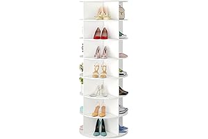 Effortless Shoe Organization with Our Lazy Susan Shoe Rack Tower