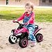 Imagen de HOMCOM Quad Correpasillos para Niños ATV 18-36 Meses Luces y Música Rosa