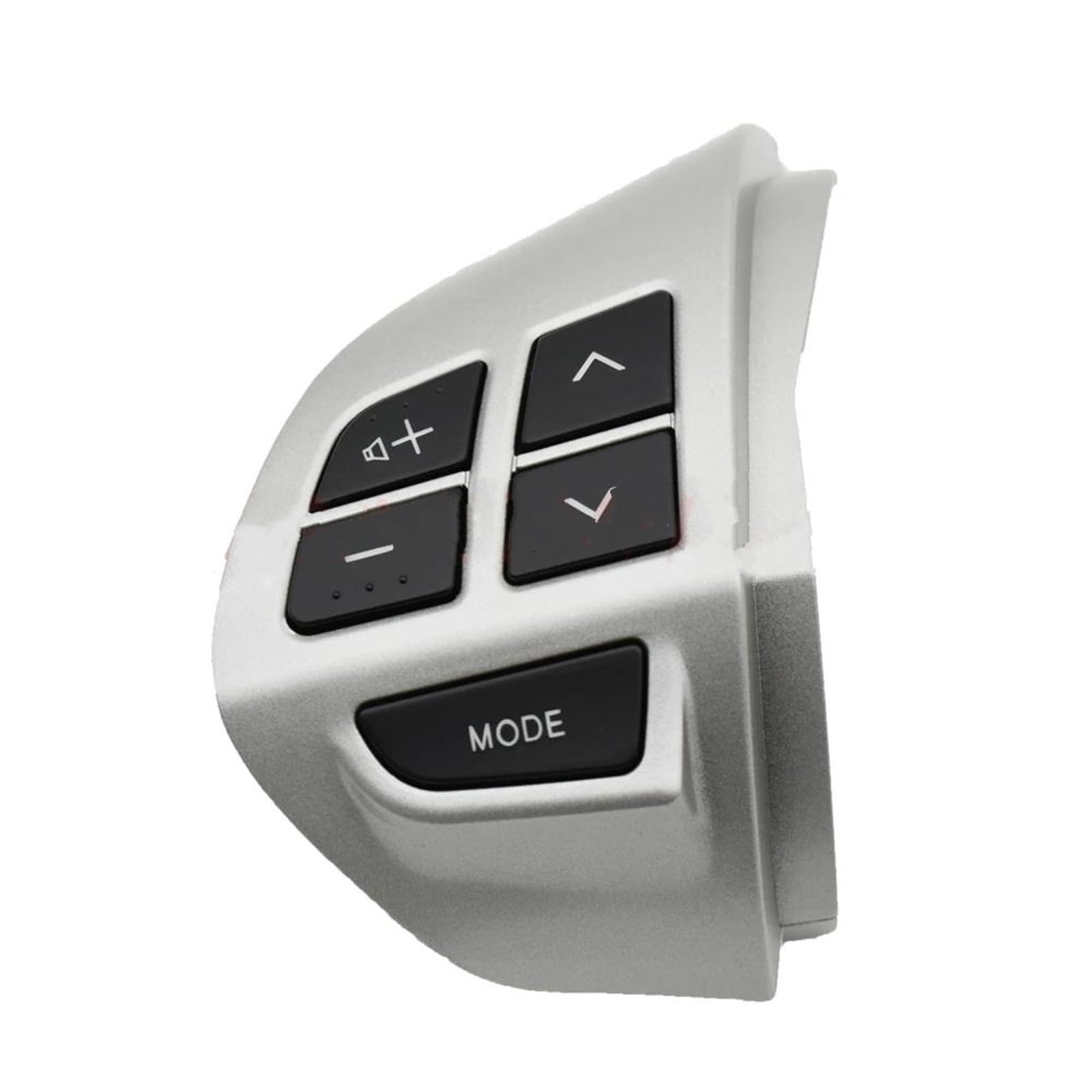 Bouton de volant multifonction finition SilverBlack texturée pour régulateur de vitesse Mitsubishi - 8