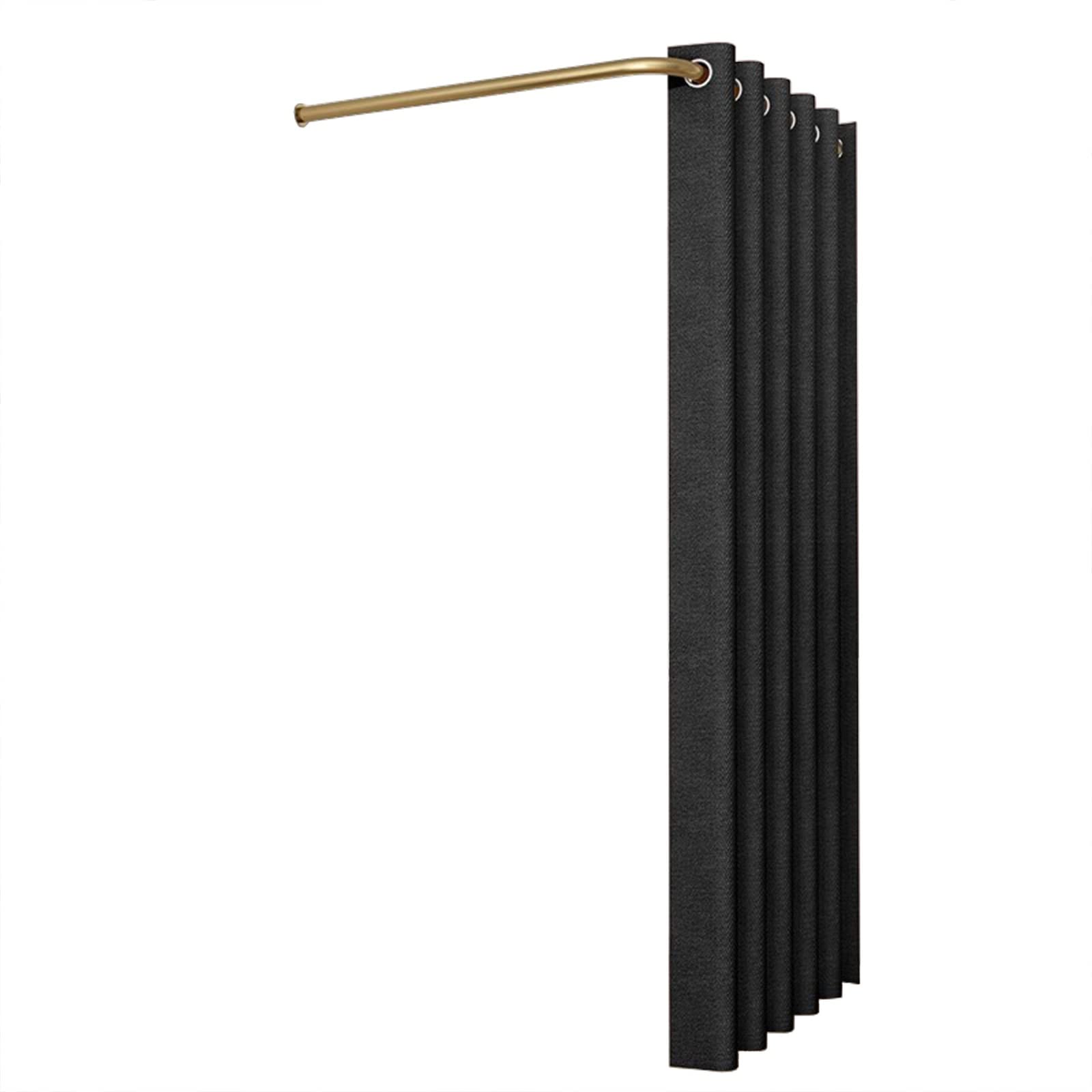 Cabine d'essayage pour boutique de vêtements carrée en tissu occultant