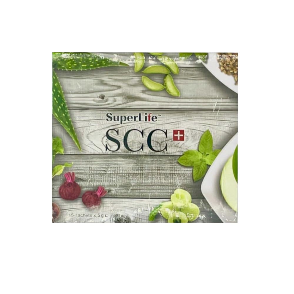 Super Life SCC+ Lot de 2 boîtes de 15 sachets de 5 g pour soins du côlon