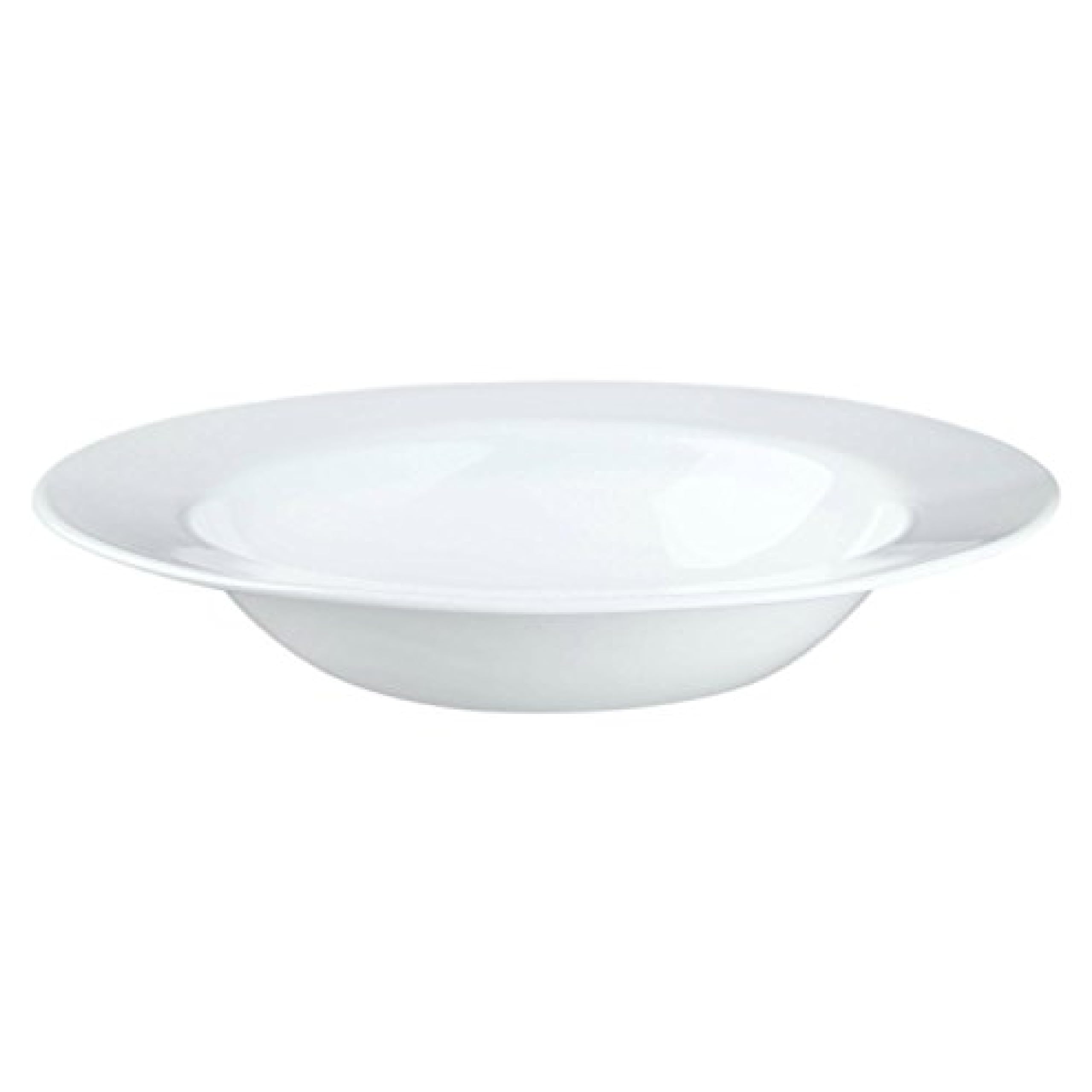 Impressions 28oz/828mL Wide Rim Entree Bowl 4 pack Winter FrostWhite 1116226