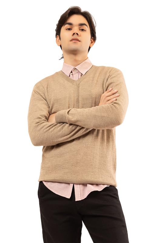 armisto Lambs Wool V-Neck Winter Sweater for Men/Woolmark Certified-picture-10