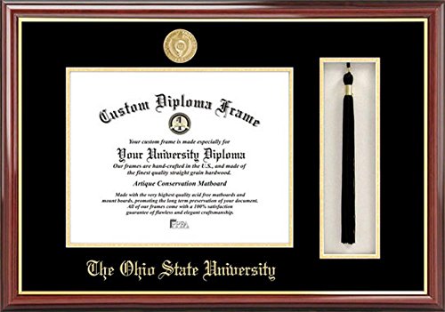 Campus Images NCAA Ohio State Buckeyes Tassel Box and Diploma Frame