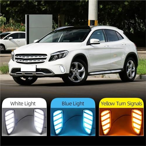 Feux de jour clignotants antibrouillard Benz GLA 180 200 de 2015 à 2018 - 2