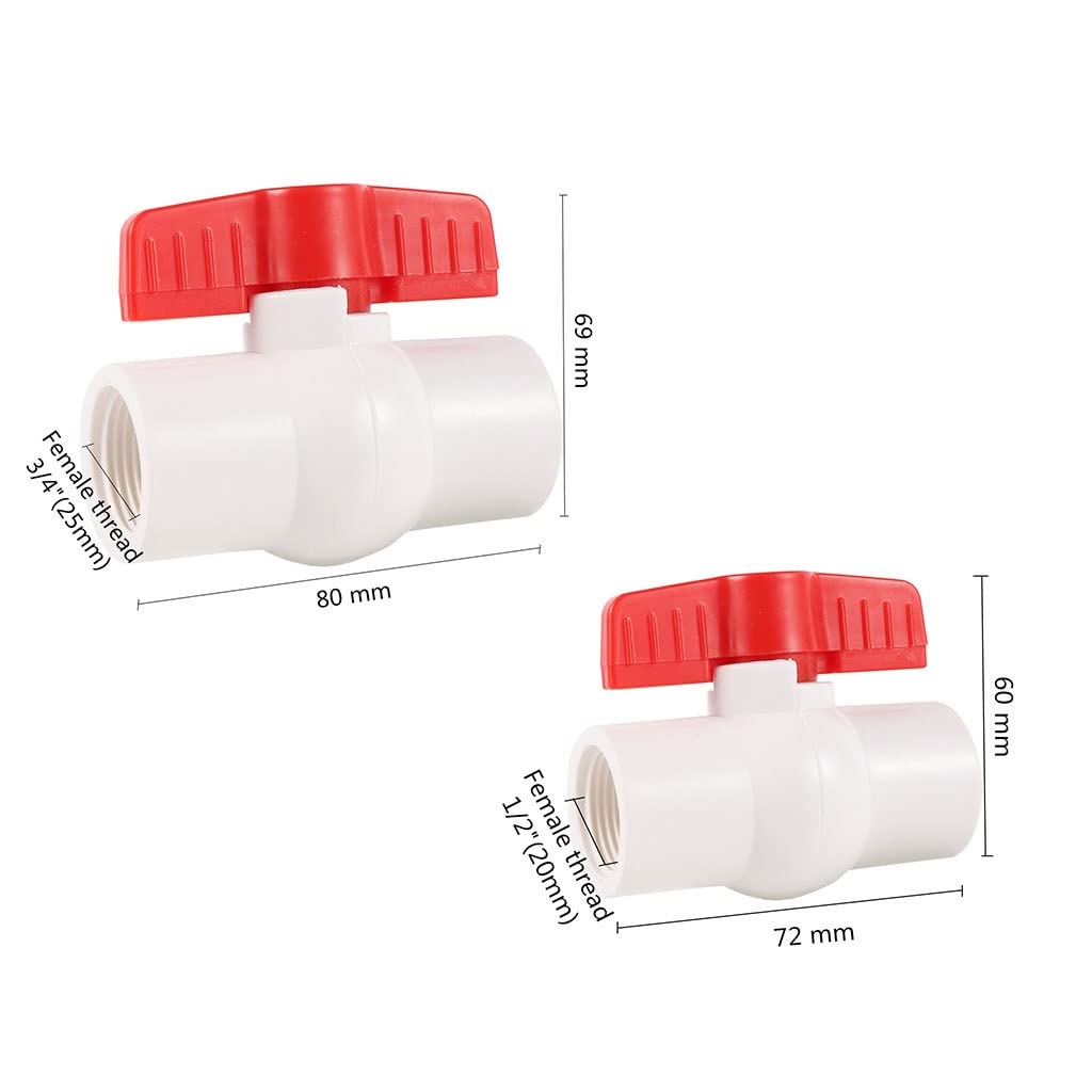 Tecuro - Valvola A Sfera 18 Mm Con Raccordo Ad Anello Per Tubi In Rame E Acciaio Inox – Intervallo Di Temperatura Da -10°C A 150°C, Ottone - Foto 9