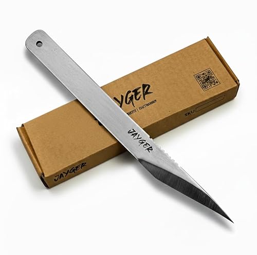 Jayger Handmade Kiridashi Knife – Precision Japanese Marking Tool – 12C27 Steel Blade – Compact Craft & Carving Knife for Woodworking, Leatherwork, DIY & Artisan Use