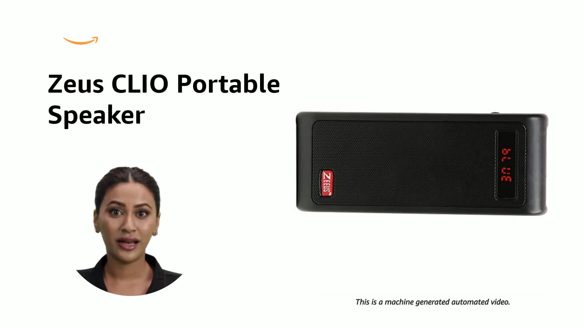 Zeus CLIO Portable Bluetooth Speakers with FM, Micro SD Card,USB