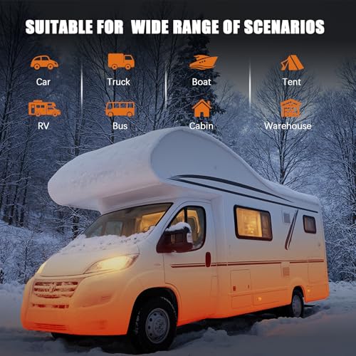 WIPPRO Diesel Heater 8KW,12V/24V/110V 8L Diesel Air Heater with LCD Switch, Remote Control, for Campers, Car, RV Truck, Boat, Campervans, Caravans - Image 10