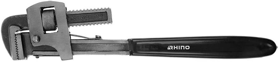 RHINO 6152 Pipe Clamp Wrench Length 450 mm Made of Steel Ergonomic Handle Various Sizes Available