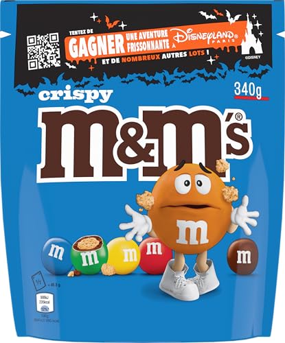 M&M'S CRISPY - Bonbons Chocolat au Lait & Riz Soufflé